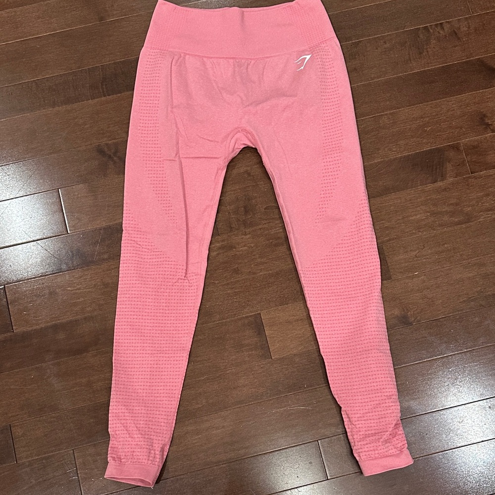 Gymshark Coral Pink Seamless Leggings